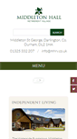 Mobile Screenshot of middletonhallretirementvillage.co.uk